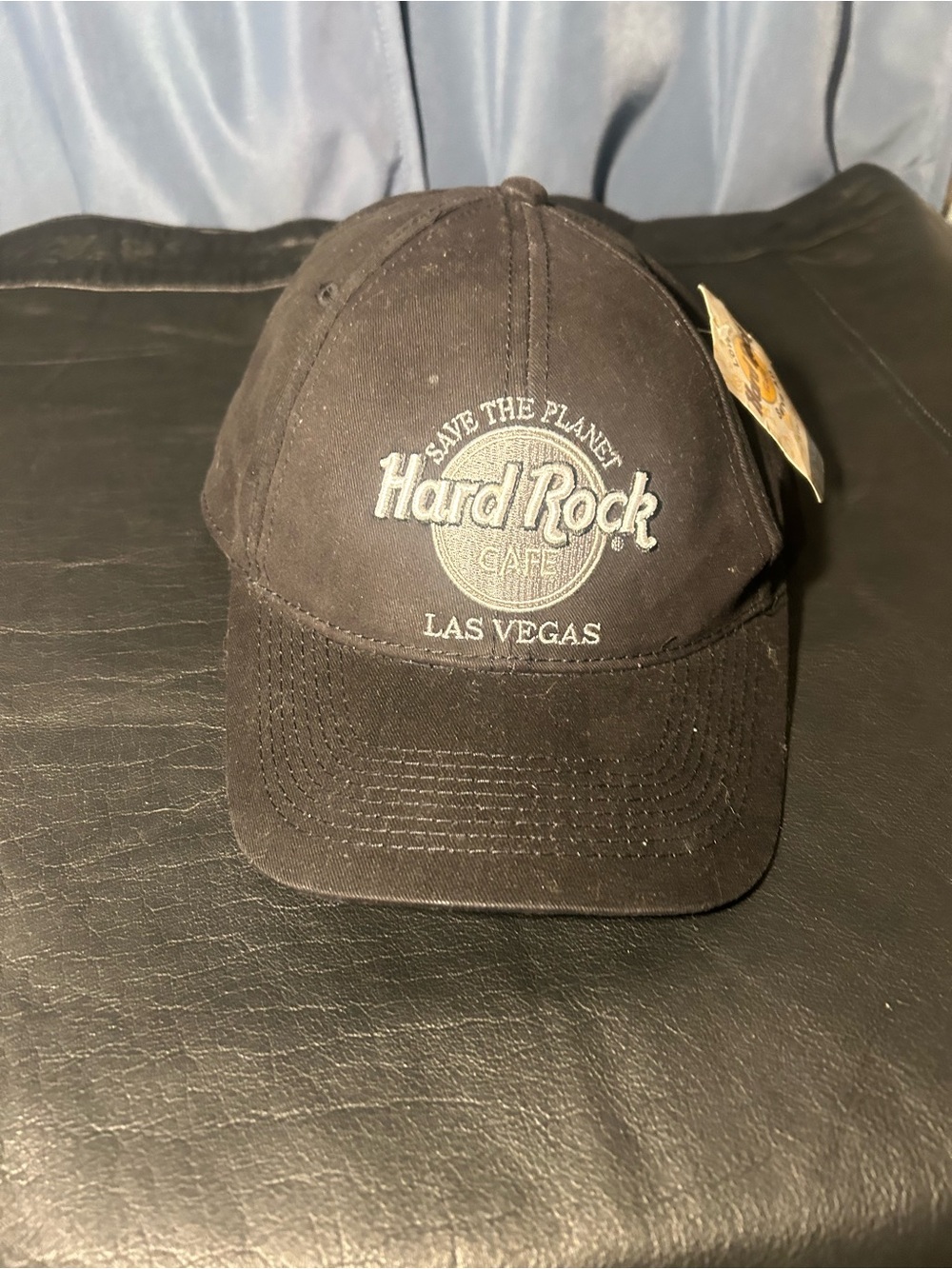 🔥3/$8- Hard Rock Cafe Las Vegas Black Baseball Hat with Embroidered Logo